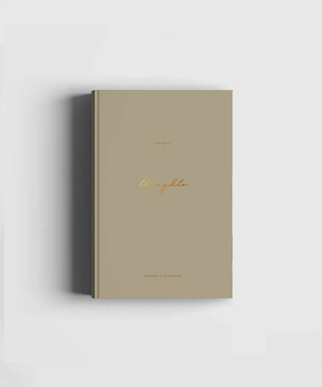Luxury notebook beige