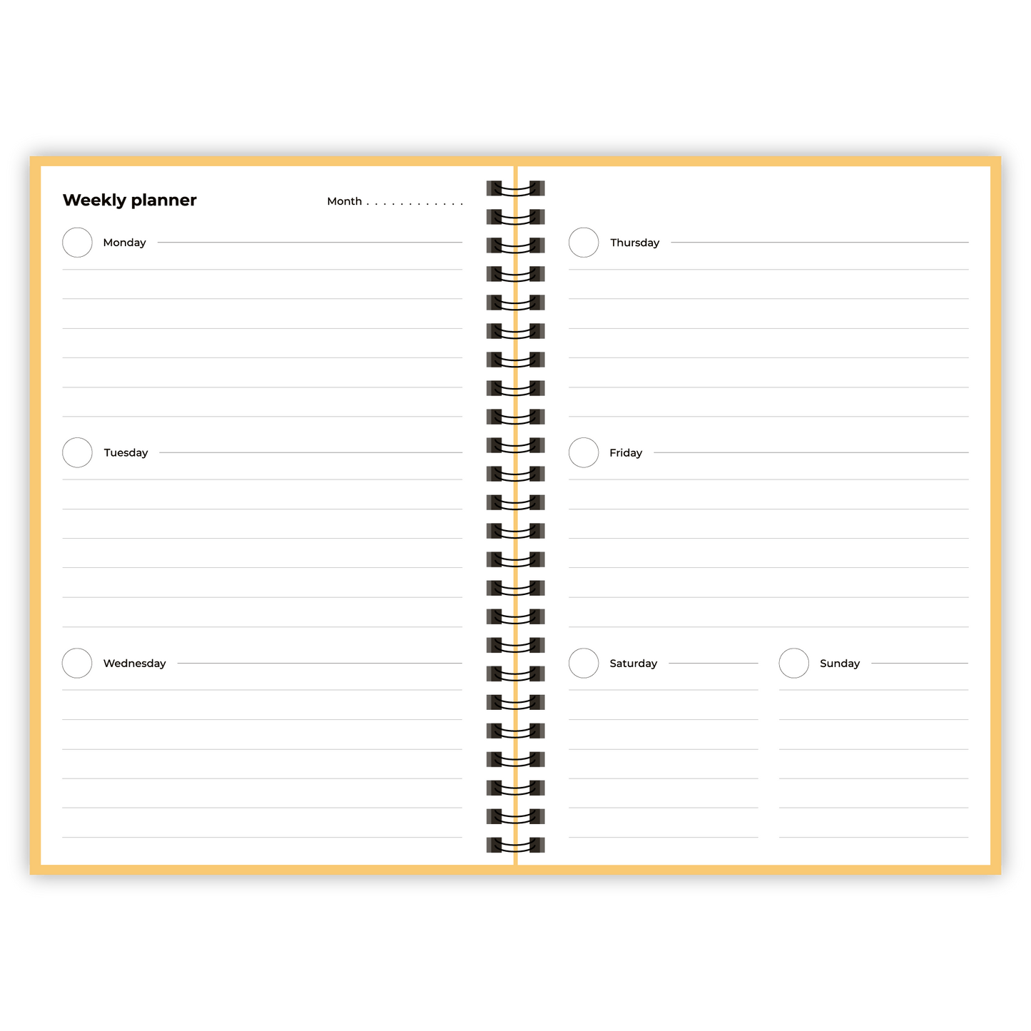 Uitwisbaar notitieboek A5 - geel