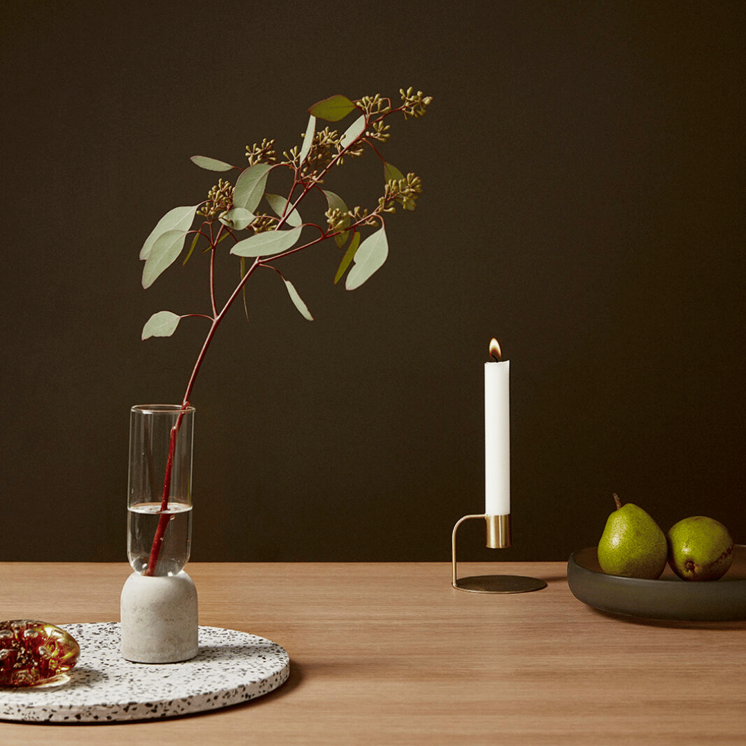 Curve candlestick - candle holder