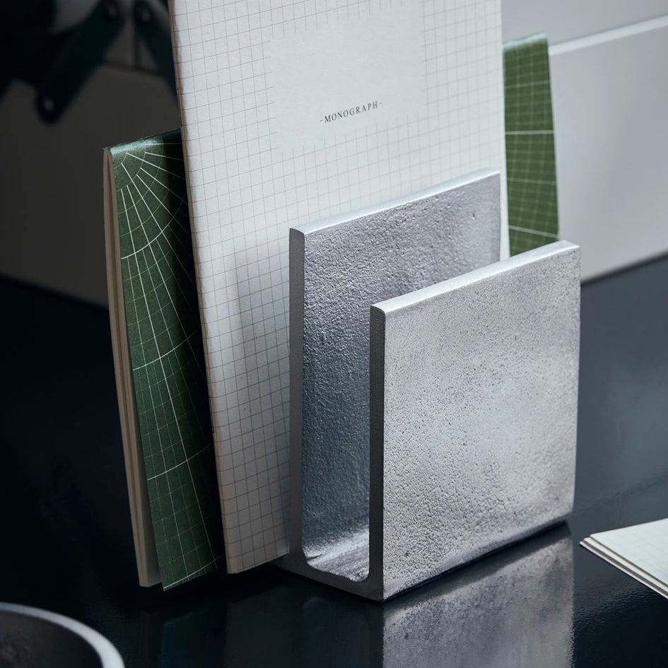 Documenten organiser - minimalistisch - Geborsteld aluminium