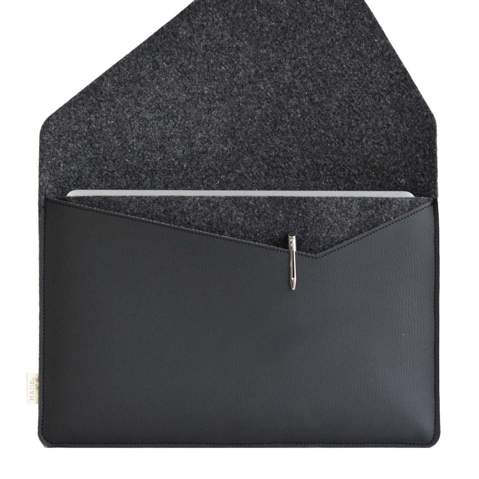 Duurzame laptop- en tablethoes - zwart