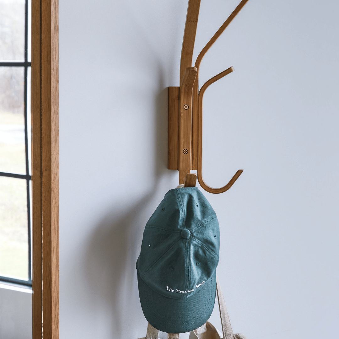 Hübsch Flex Hook Duo – Bamboe kapstok met zes haken