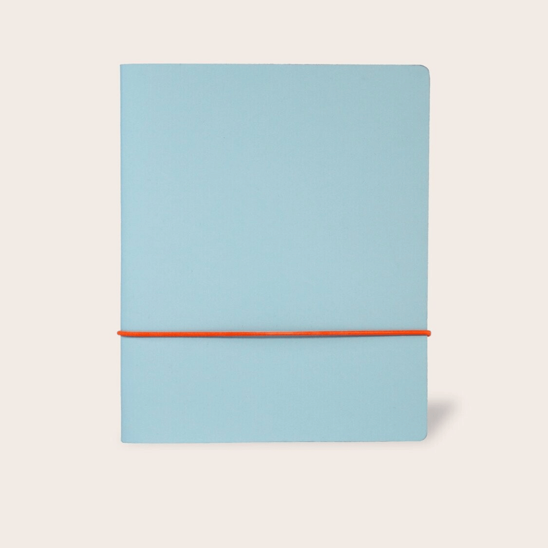 Hervulbaar notitieboek - CIRCULAIR - blauw of beige