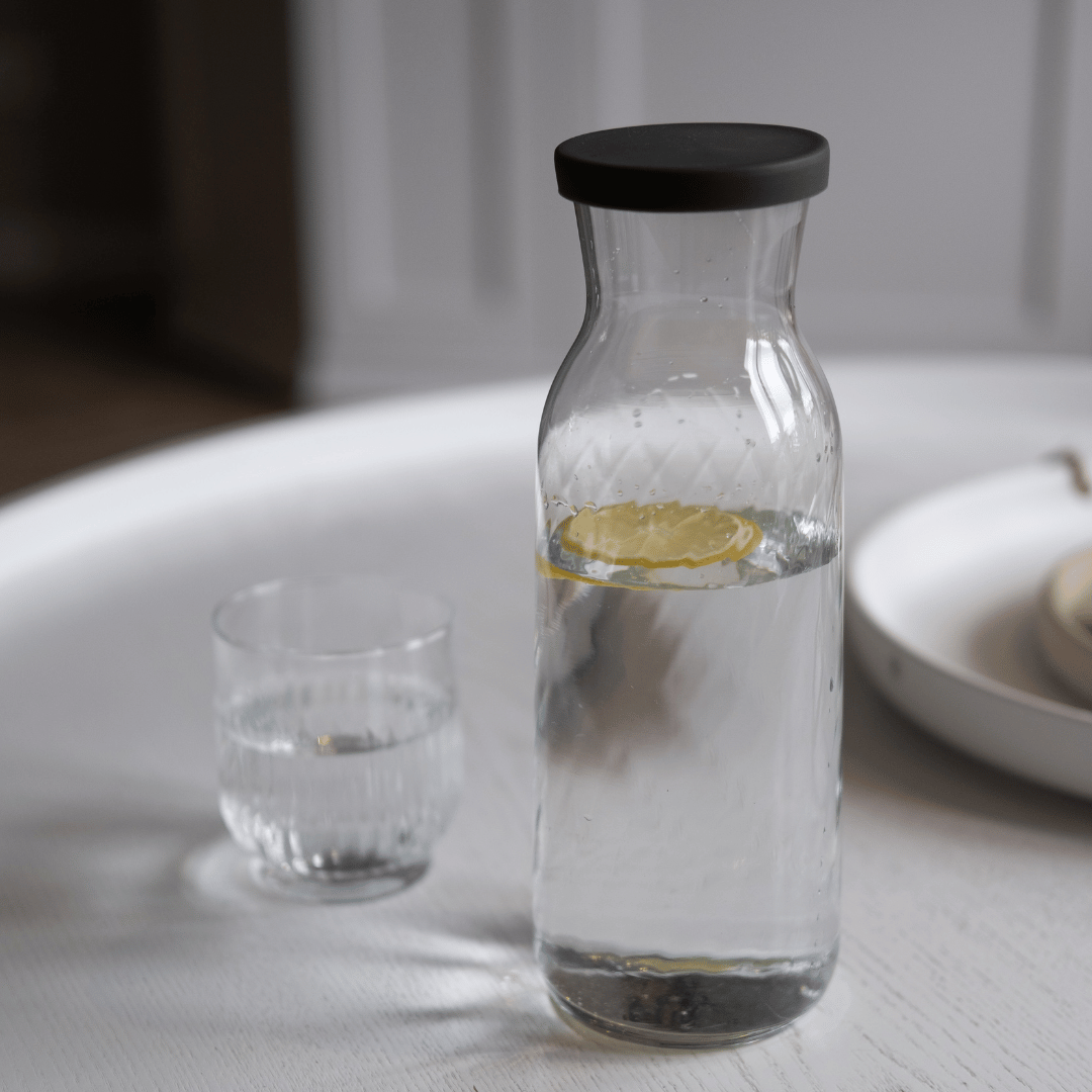 Waterkaraf met dop - hersluitbaar