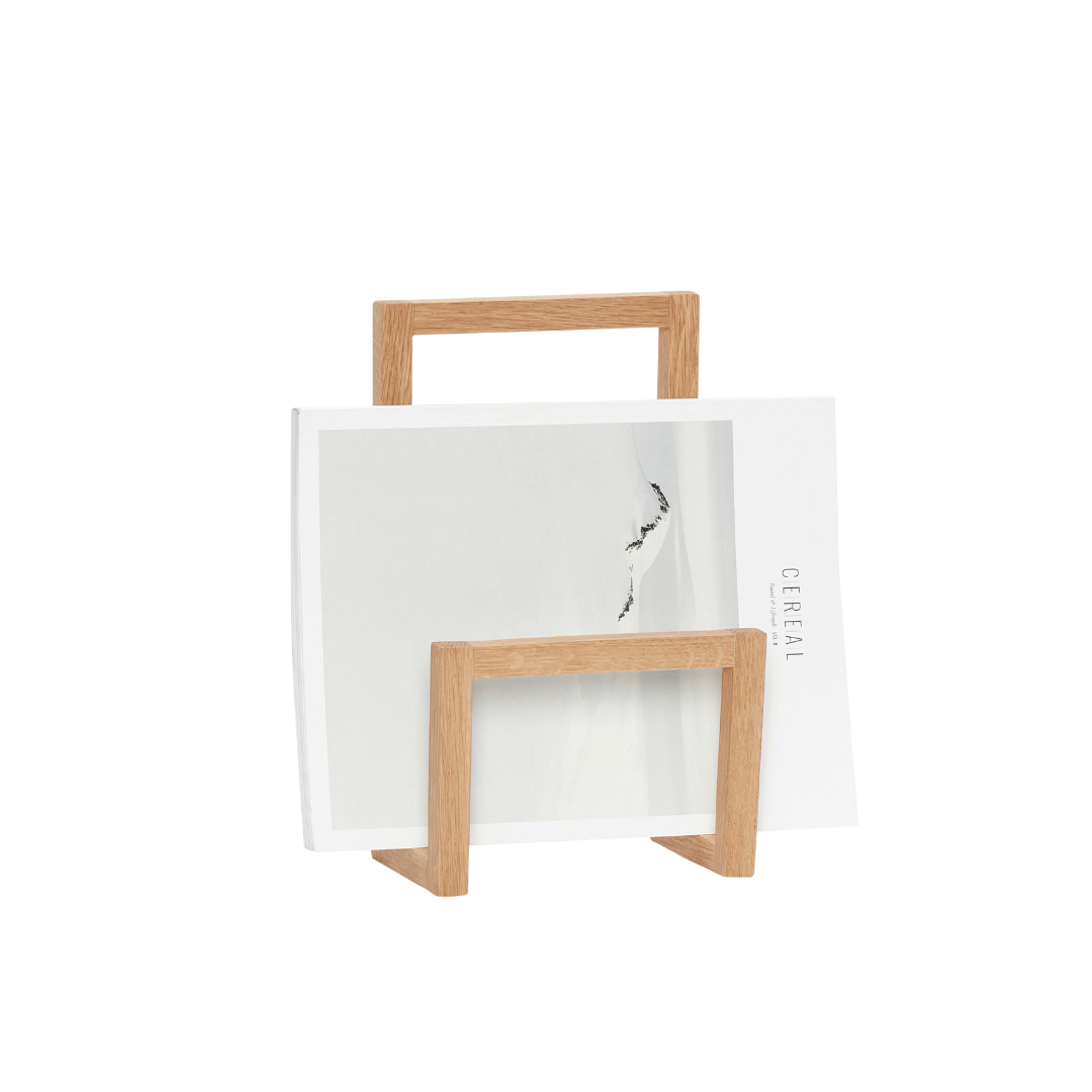 Market Magazine holder - magazine holder or cookbook holder
