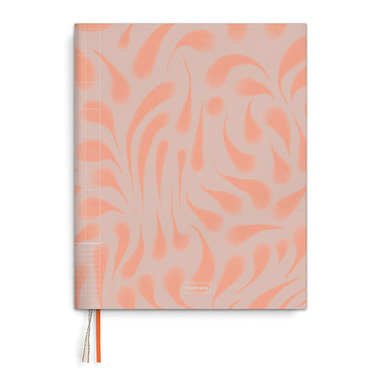 Notebook A5 - Orange Waves