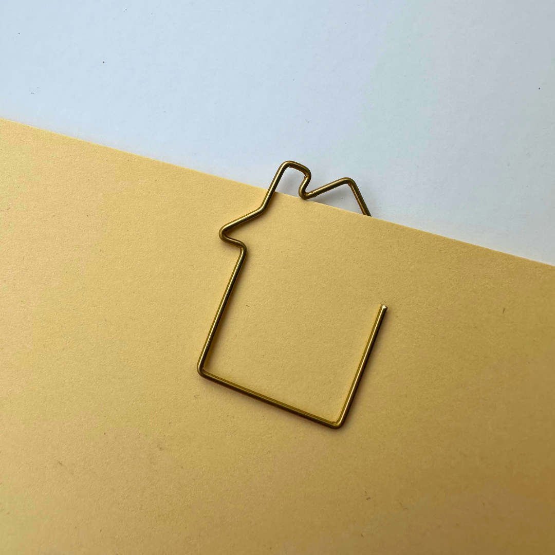 Paperclips in huisvorm