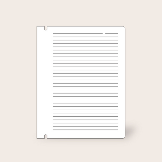 Refill lines - refillable notebook CIRCULAR