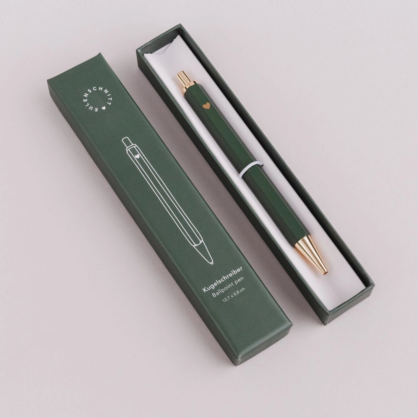 Elegante balpen met hart – stijlvolle pen met hartje