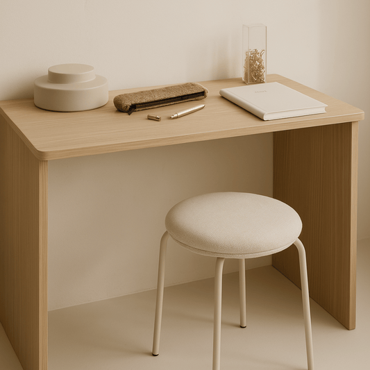 Beige gray stool - Stack stool