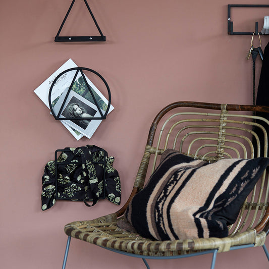 Wall organizer - document holder - black