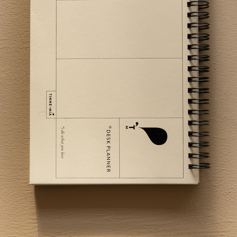 Weekplanner / desk planner - jaune