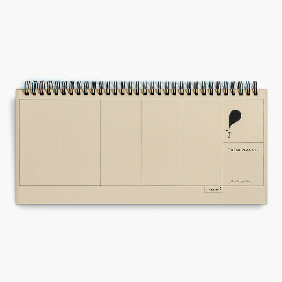 Weekplanner / desk planner - jaune