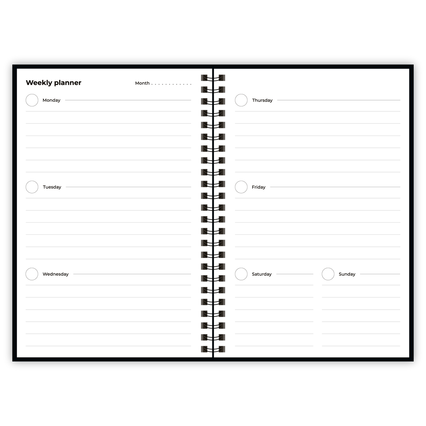 Erasable notebook A5 - black