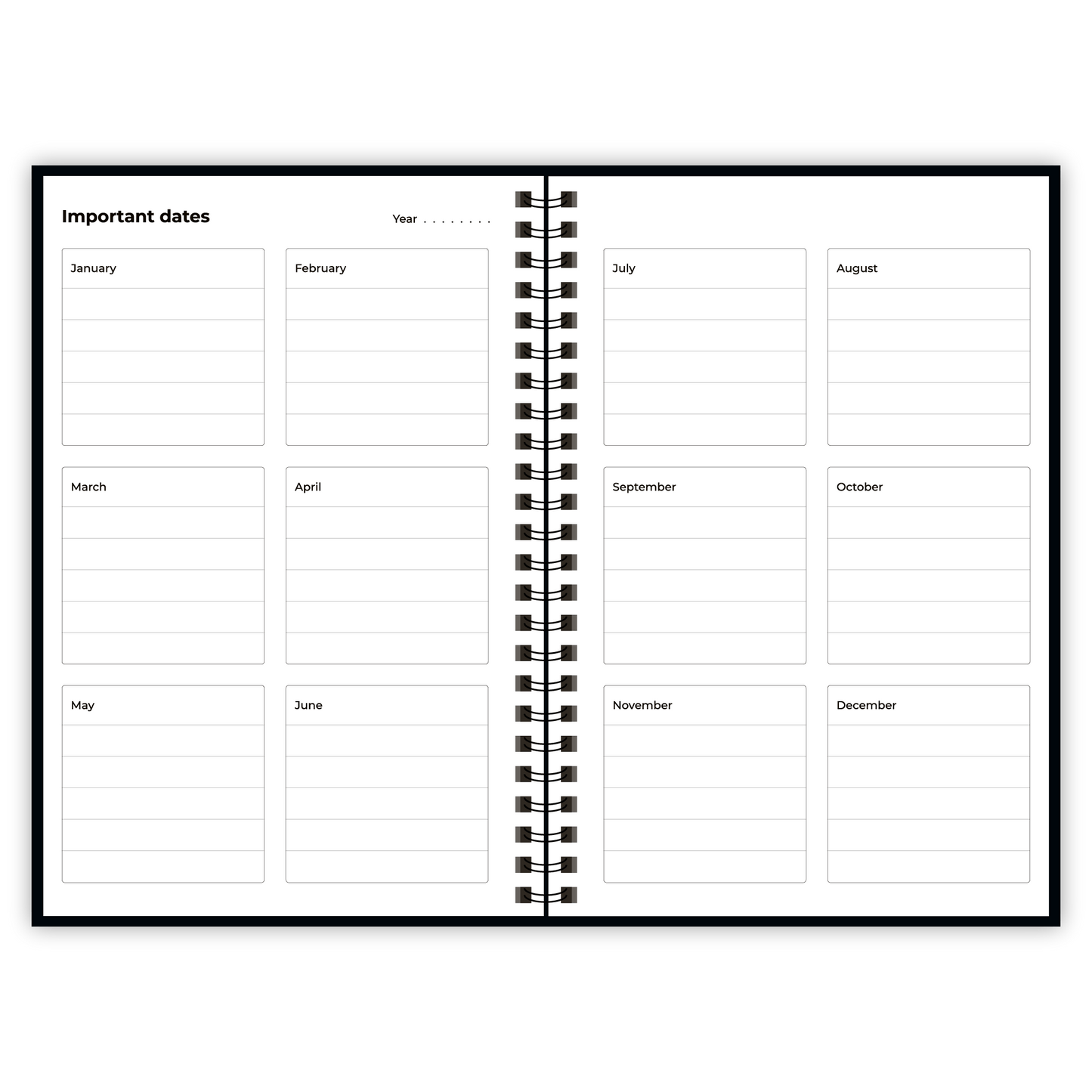 Erasable notebook A5 - black