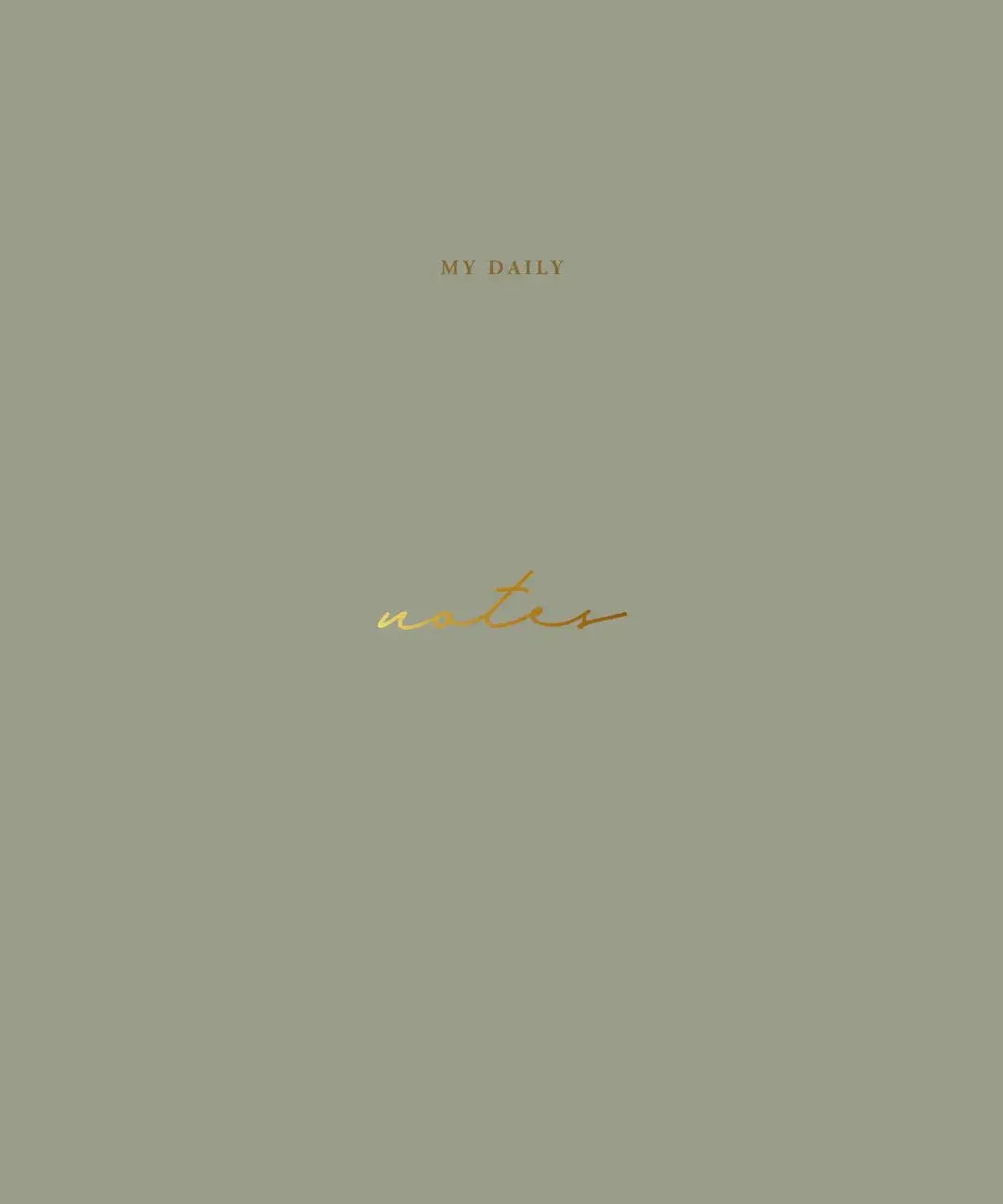 Luxury notebook green