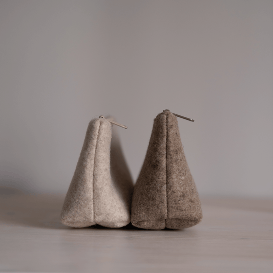 Etui gerecycled wolvilt - beige - Etui - The Perfect Desk