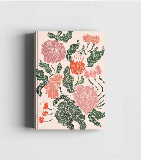 Journal met bloemen - Peace Lily - Notitieboek - The Perfect Desk