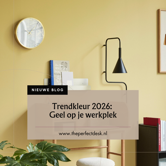 Trendkleur 2026: geel op je werkplek