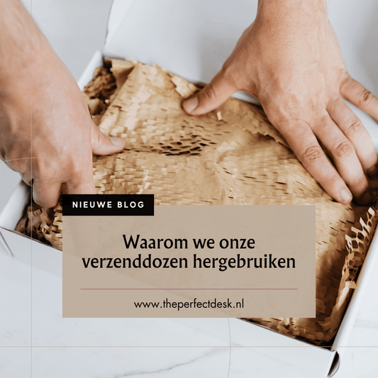 Waarom we onze verzenddozen hergebruiken