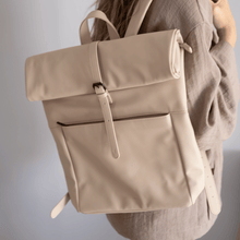 Afbeelding in Gallery-weergave laden, Backpack herb - laptoptas - beige / zandkleurig
