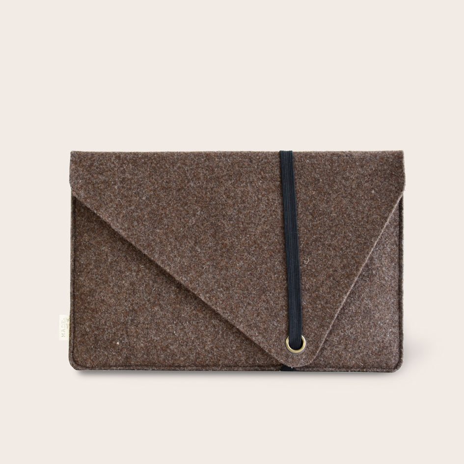 Duurzame laptop- en tablethoes - bruin
