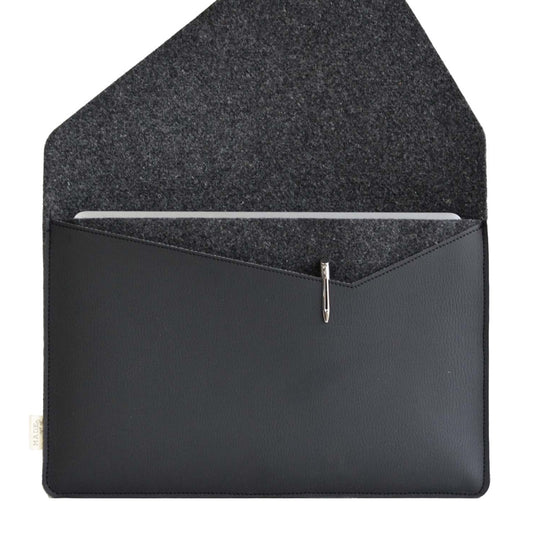 Duurzame laptop- en tablethoes - zwart