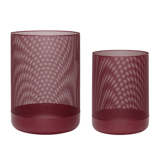 Edge Basket Burgundy - prullenbak