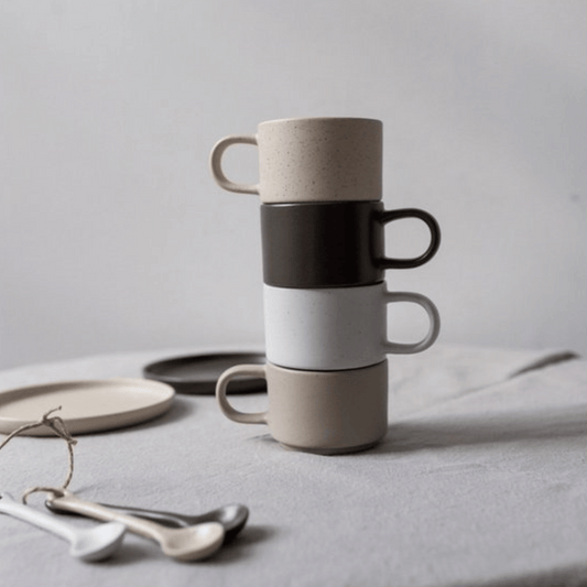 Koffie kopjes - beige en aardetinten