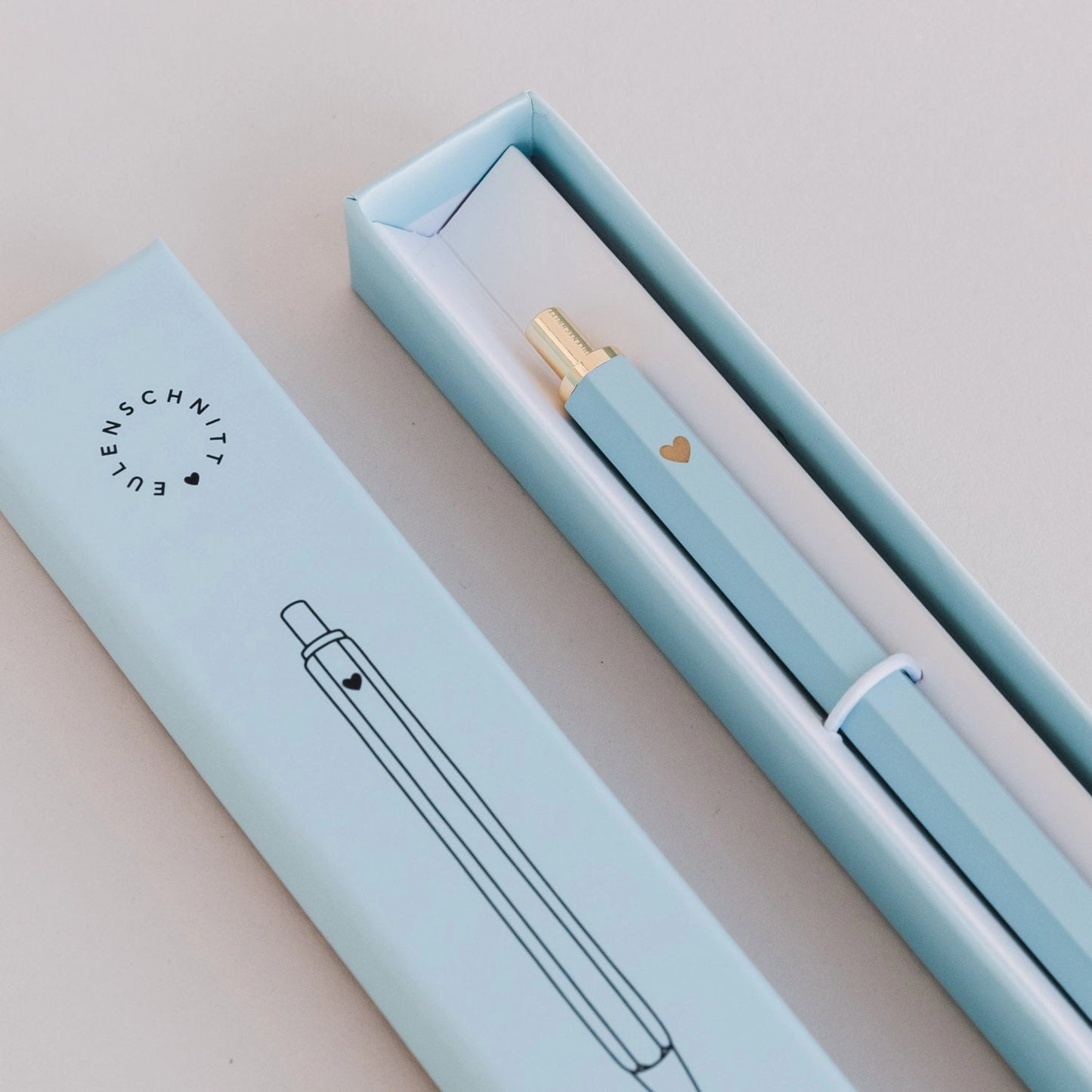 Elegante balpen met hart – stijlvolle pen met hartje