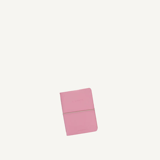 Refillable notebook M - vegan leather - pink