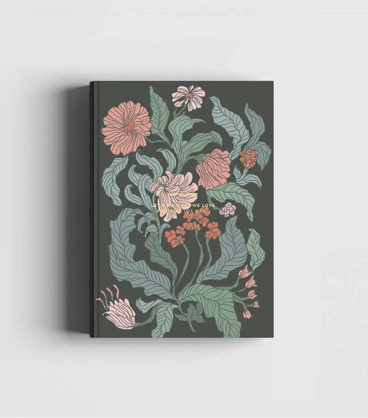 Notitieboek of journal met bloemen - Desert Rose