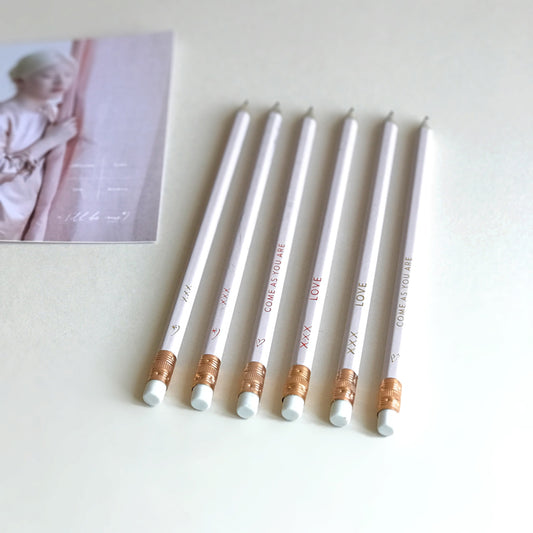 Roze potloden - set van 6 - special edition
