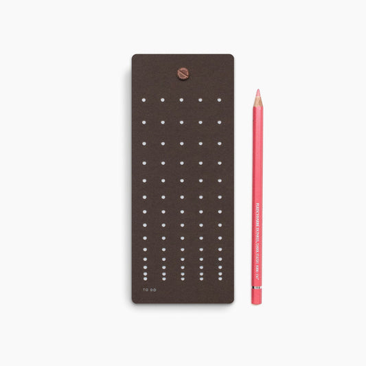 To do list - beautiful to do list - chocolate brown