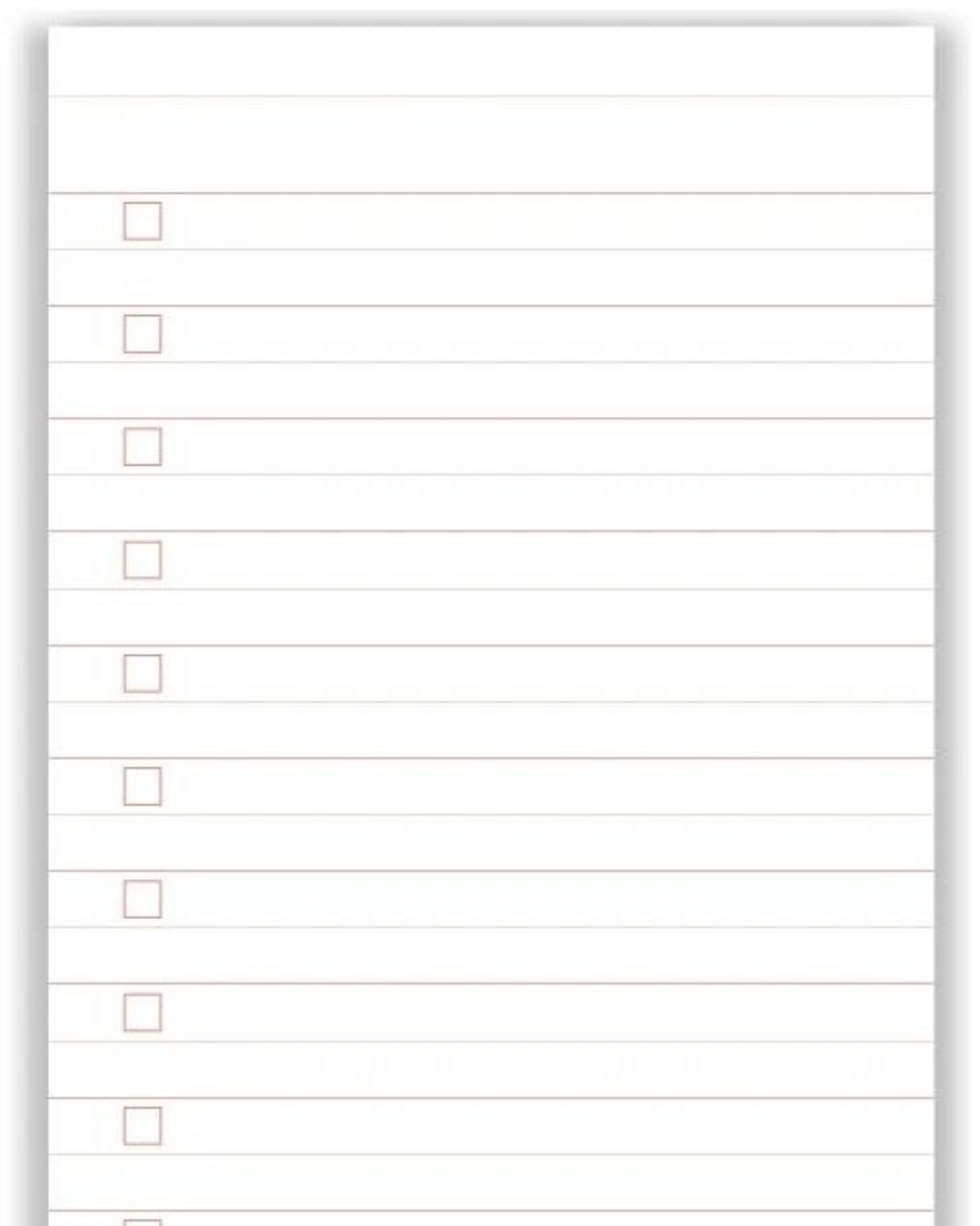 To do list - beige