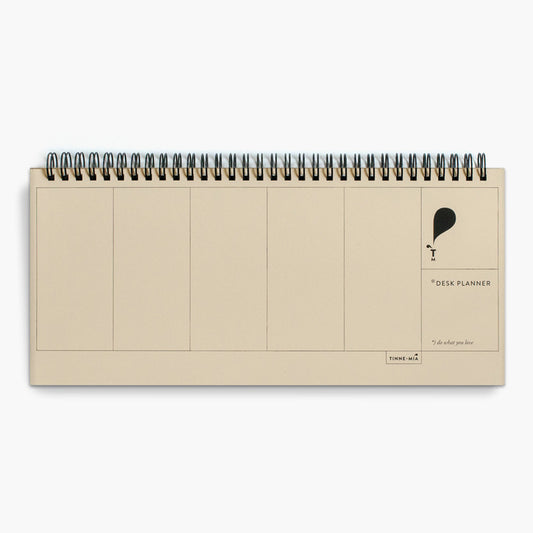 Weekly planner / desk planner - yellow