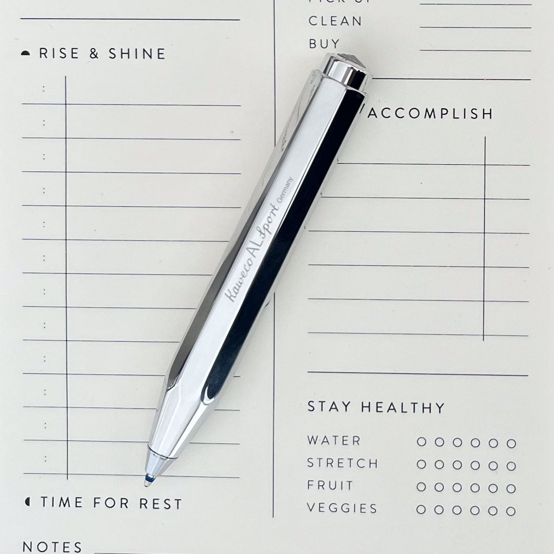 Balpen - Kaweco AL Sport - Aluminium Raw Polish - Pennen - The Perfect Desk