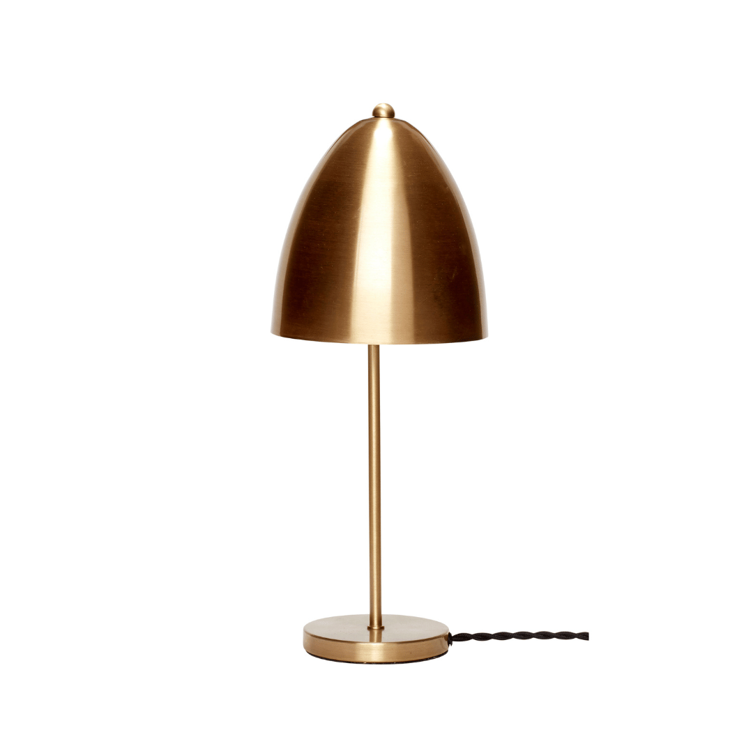 Cap Table Lamp Brass - messing tafellamp - Lamper - The Perfect Desk