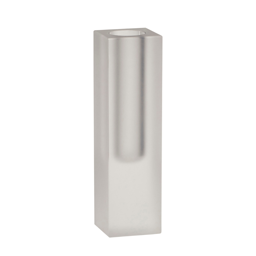 Design pennenhouder & vaas - Hübsch Block Vase Slim Frosted - Vaas - The Perfect Desk
