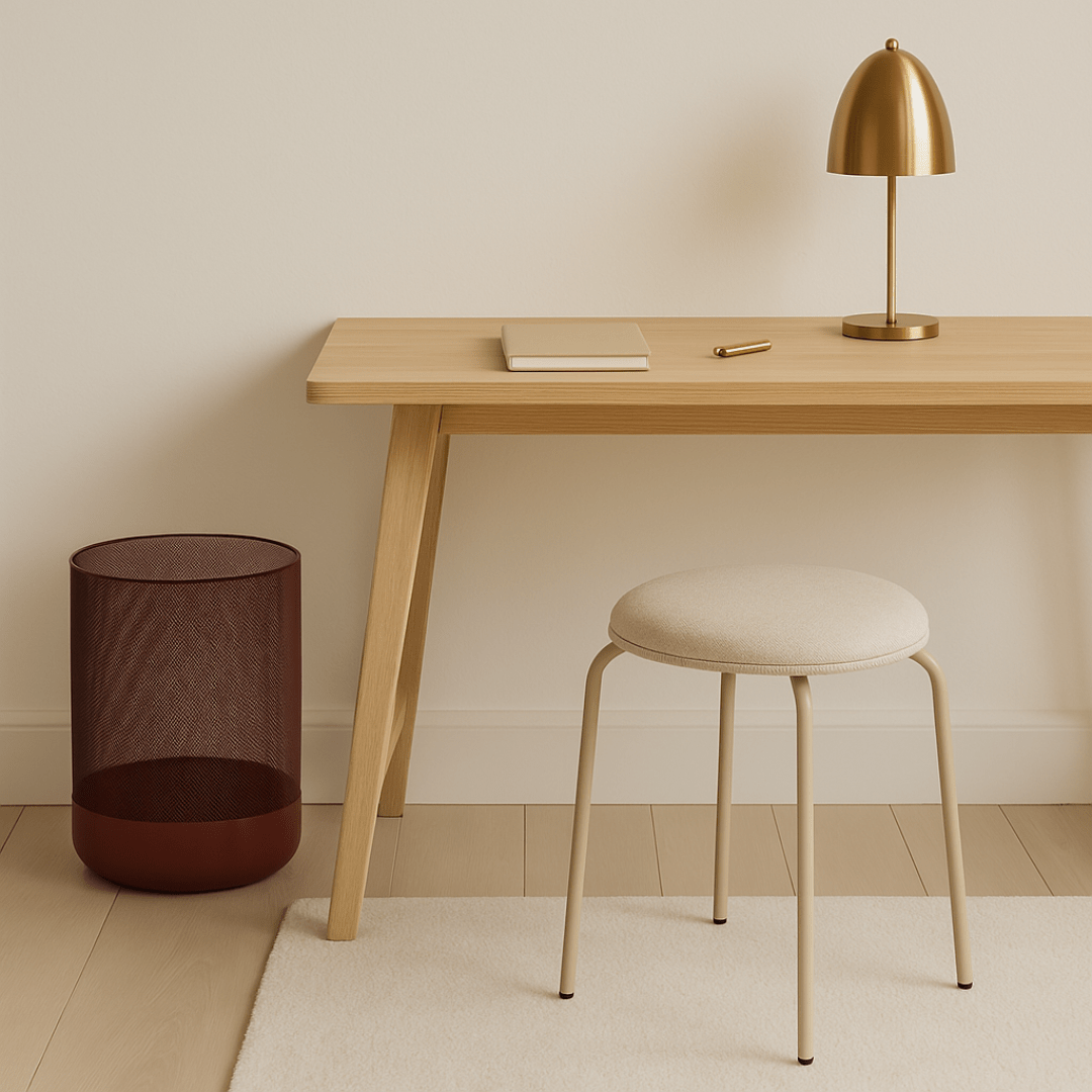 Edge Basket Burgundy - prullenbak - Prullenbak - The Perfect Desk