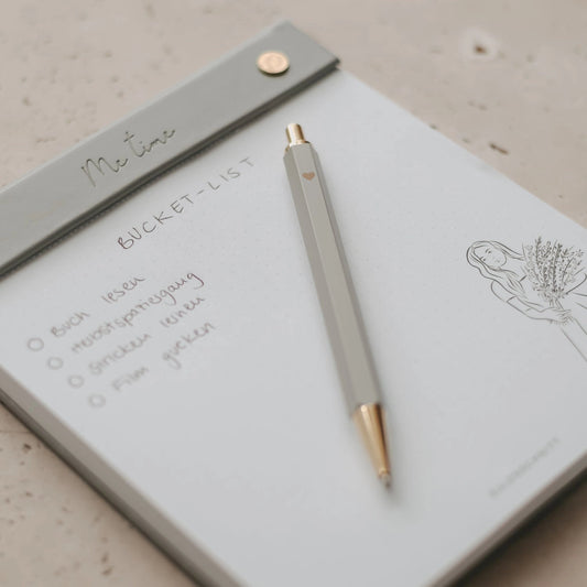 Elegante balpen met hart – stijlvolle pen met hartje - Pennen - The Perfect Desk