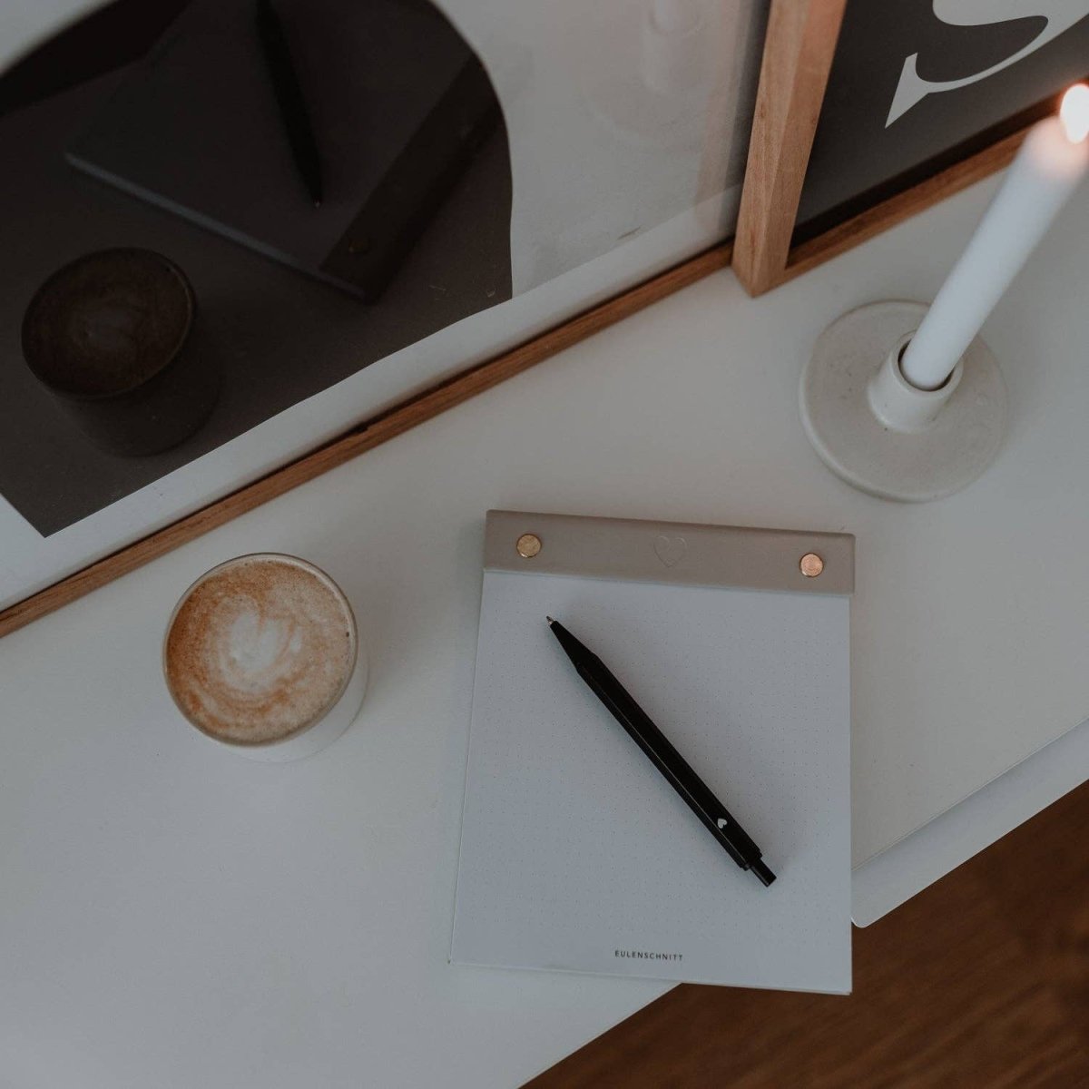 Elegante balpen met hart – stijlvolle pen met hartje - Pennen - The Perfect Desk