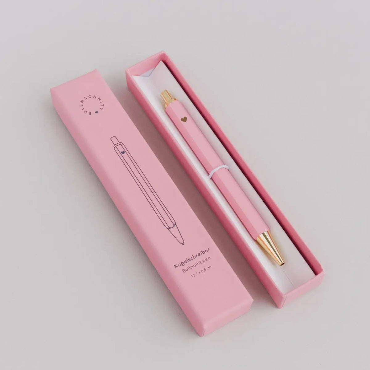 Elegante balpen met hart – stijlvolle pen met hartje - Pennen - The Perfect Desk