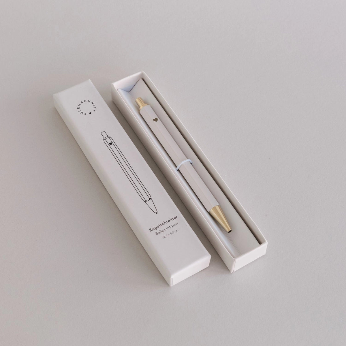 Elegante balpen met hart – stijlvolle pen met hartje - Pennen - The Perfect Desk