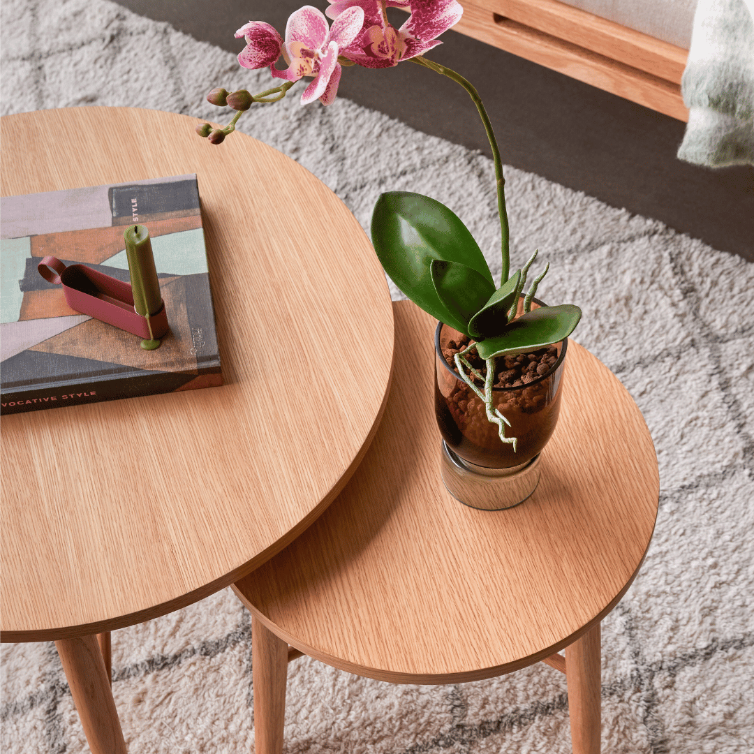 Emosh candlestick - kaarsenstandaard - burgundy - Kaarsenstandaard - The Perfect Desk