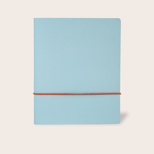 Hervulbaar notitieboek - CIRCULAIR - blauw of beige - Notitieboek - The Perfect Desk
