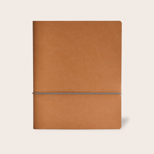 Hervulbaar notitieboek - CIRCULAIR - blauw of beige - Notitieboek - The Perfect Desk