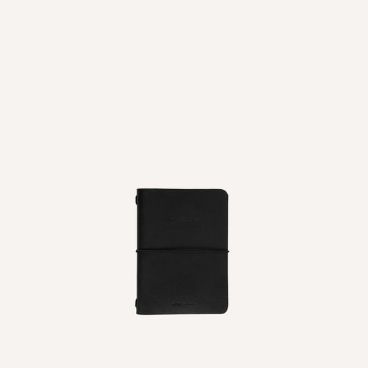 Hervulbaar notitieboek / notebook M - vegan leather - zwart - Notitieboek - The Perfect Desk