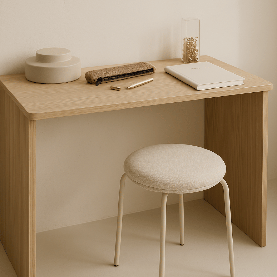 Krukje beige grijs - Stack stool - Stoelen en krukken - The Perfect Desk