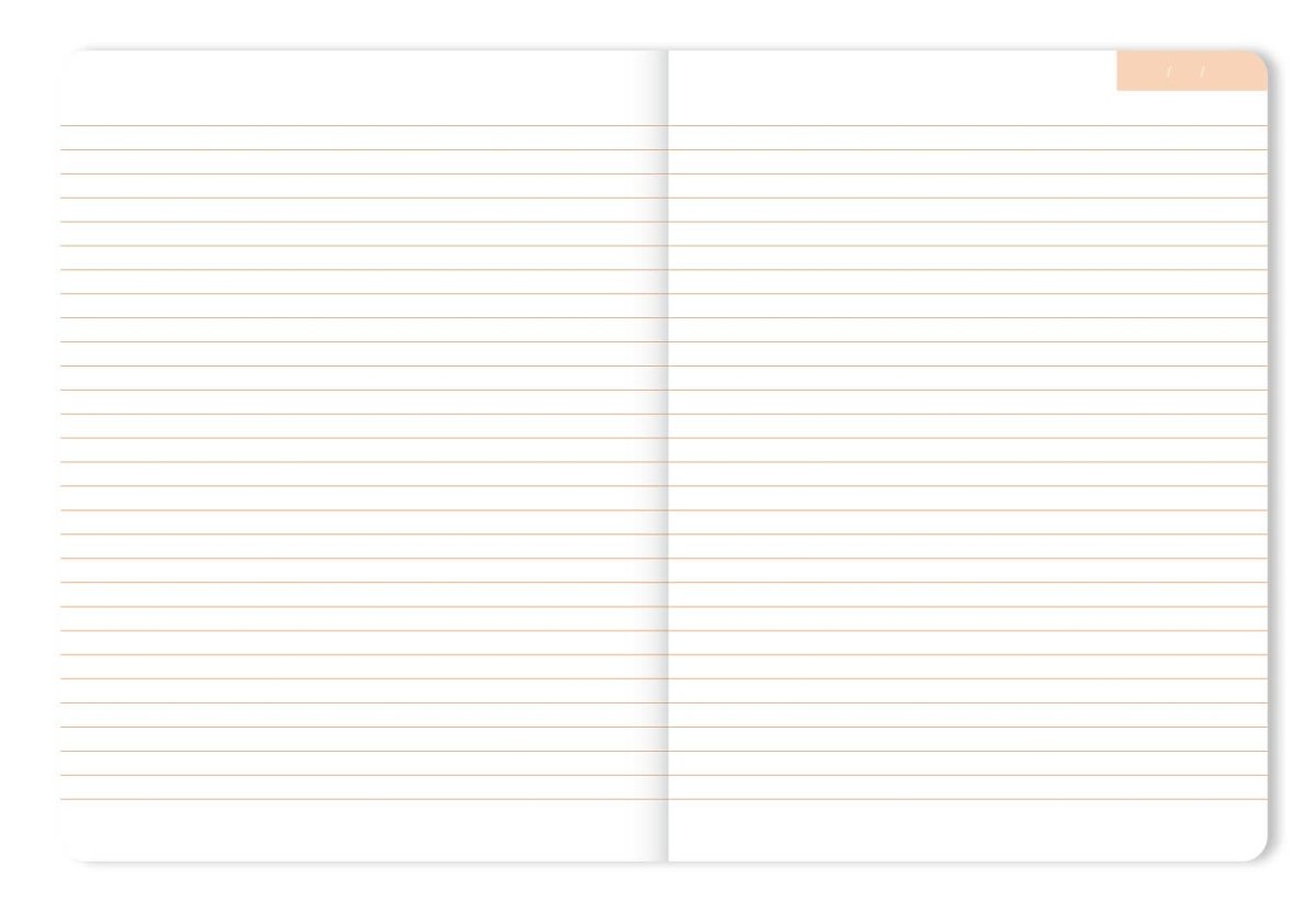 Linnen journal - notitieboek - Notitieboek - The Perfect Desk